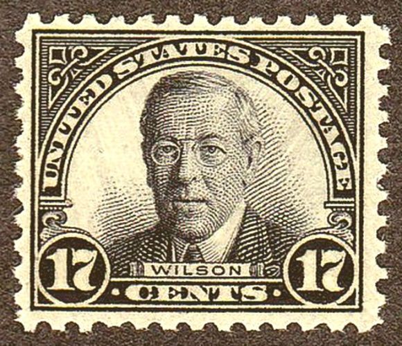 Woodrow Wilson 17c Stamp